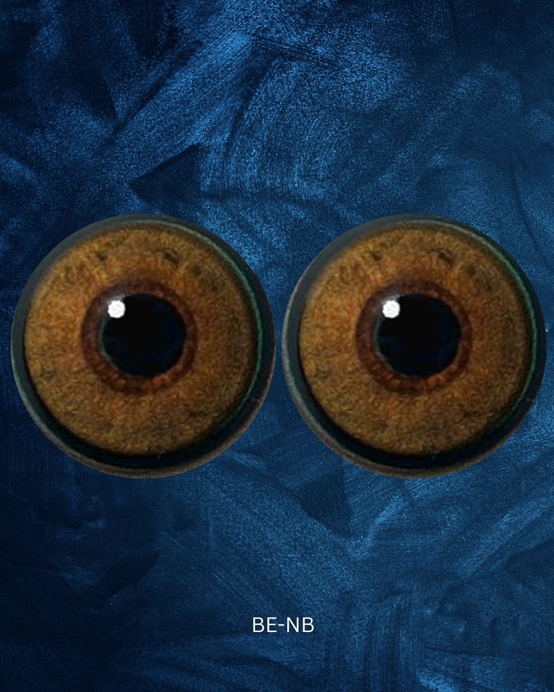 Boar eye- Round pupil with light brown iris (BE)