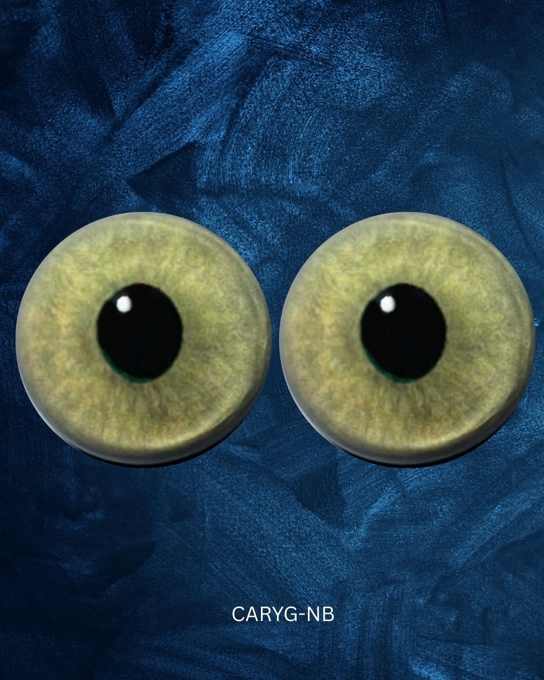 Caracal Eye - Semi oval pupil with yellow green Iris (CARYG)