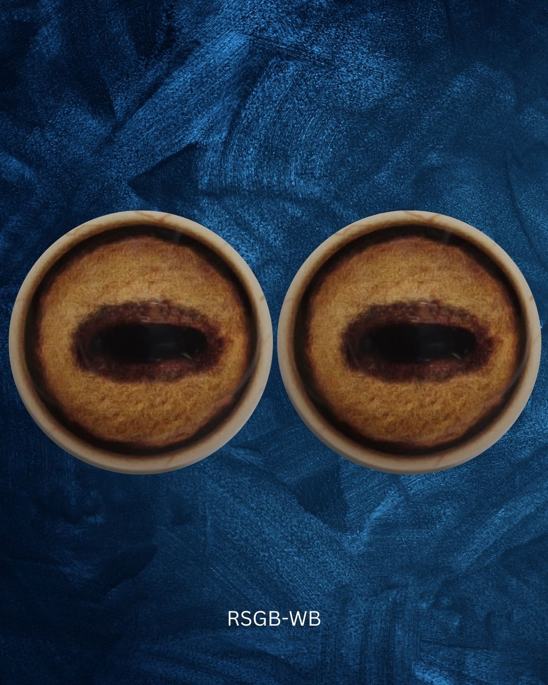 Red Deer Eye - Oval Pupil with golden brown Iris (RSGB)