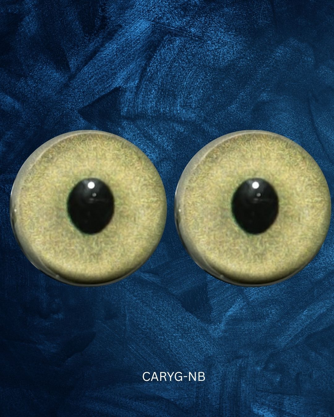 Caracal Eye - Semi oval pupil with yellow green Iris (CARYG)