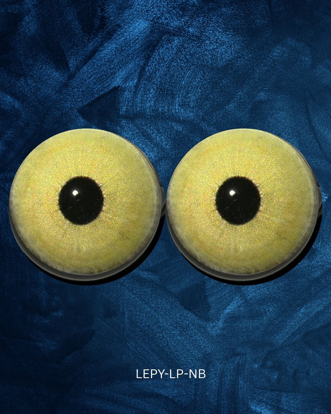 Leopard Eye - Large round pupil with yellow green Irus and black outer ring (LEPY-LP)