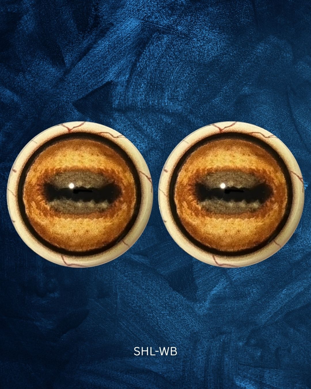 Big Horn Sheep Eye - Oval Pupil with yellow brown Iris (SHL)