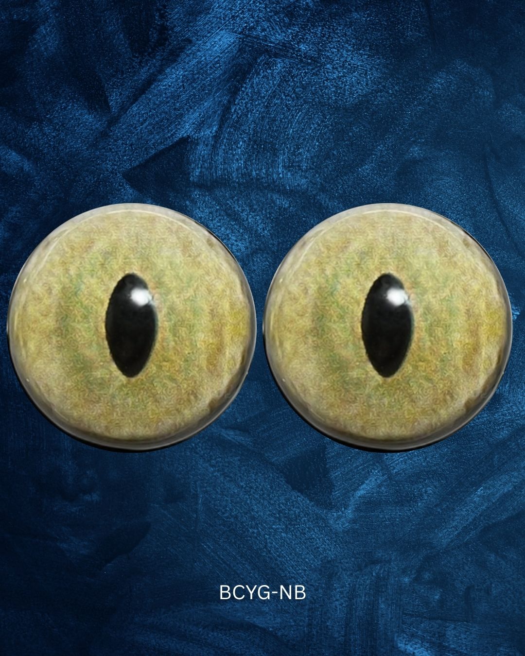 Bobcat Eye - Slit pupil with yellow green iris (BCYG)