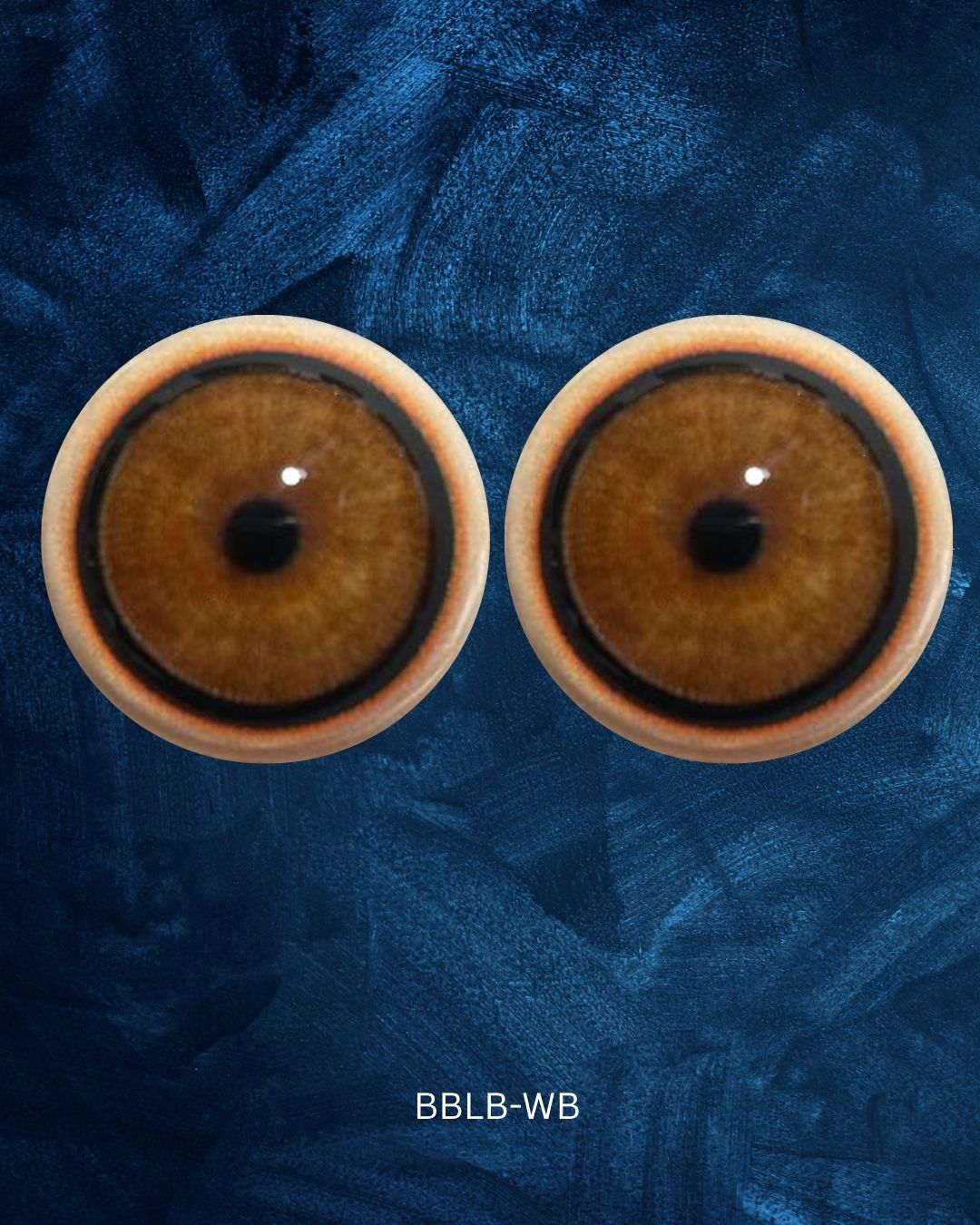 Bear Eye - Round Pupil with light brown Iris (BBLB)