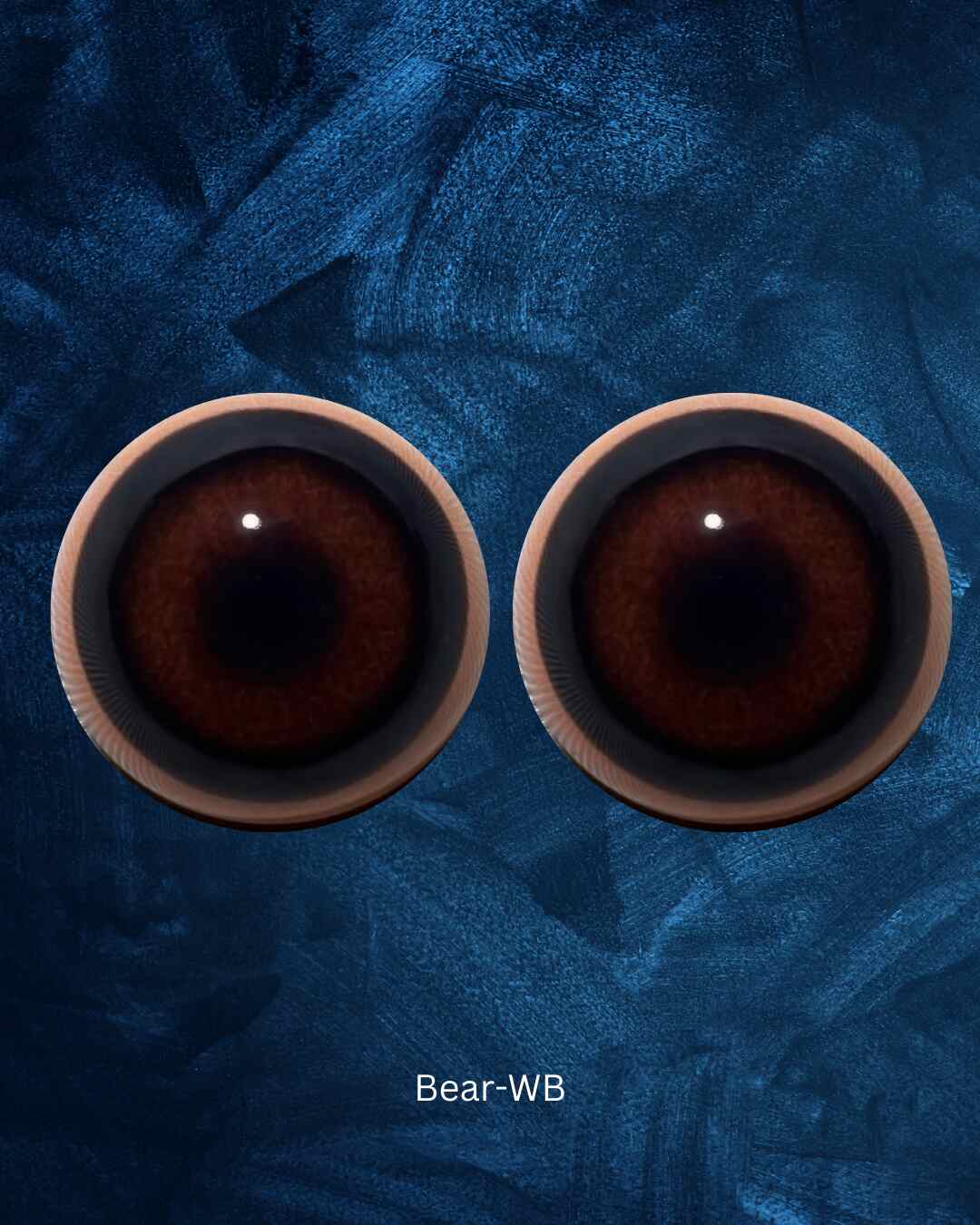 Bear Eye - Round Pupil with brown Iris (Bear)