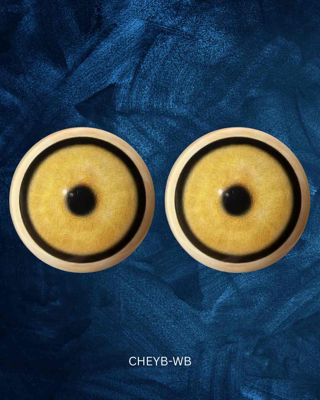 Cheetah Eye - Round pupil with yellow iris (CHEYB)