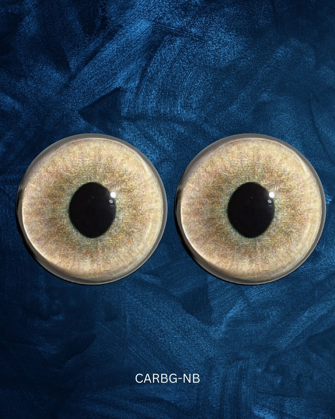 Caracal Eye - Semi oval pupil with light brown Iris (CARBG)