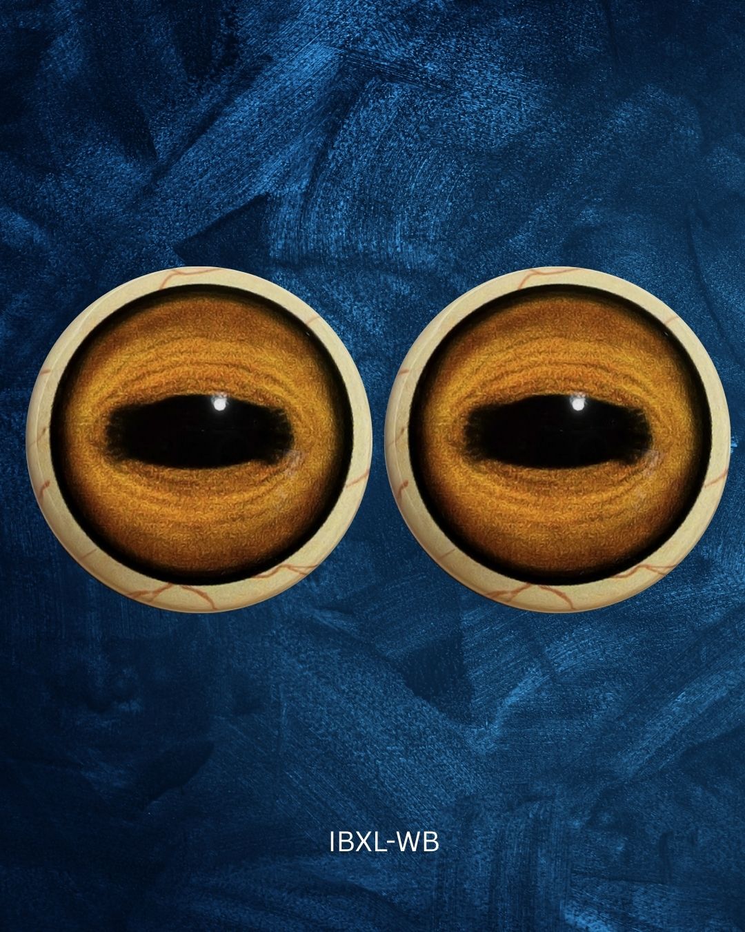 Ibex Eye - Oval Pupil with light yellow brown Iris (IBXL)