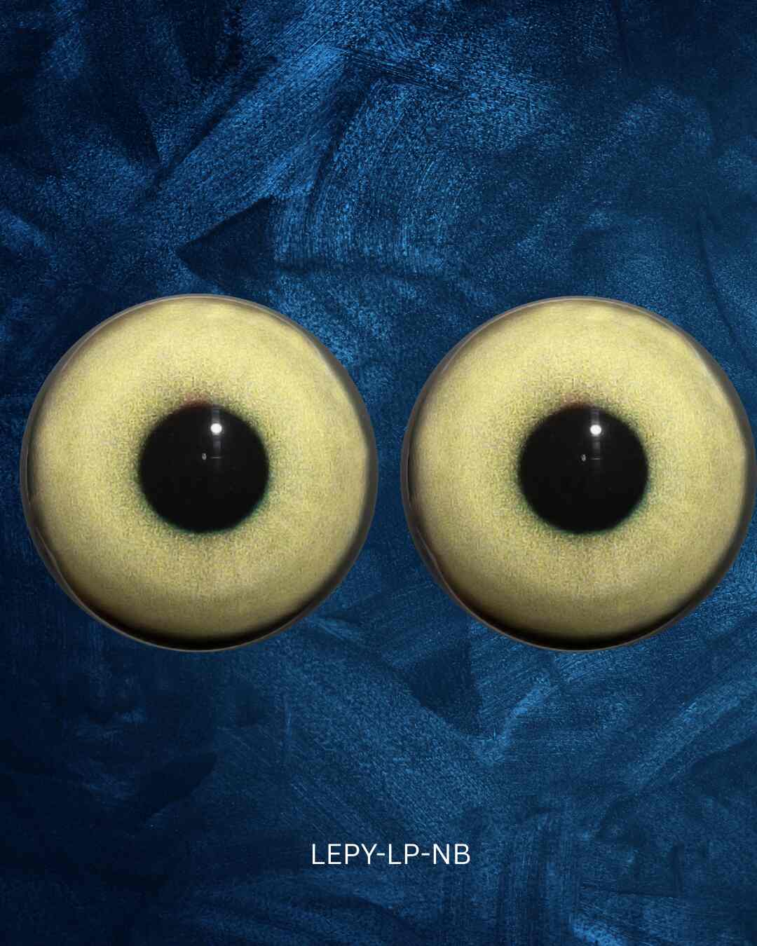 Leopard Eye - Large round pupil with yellow green Irus and black outer ring (LEPY-LP)