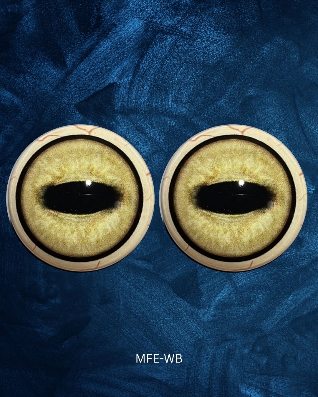 Mouflon Eye - Oval Pupil with yellow Iris (MFE)