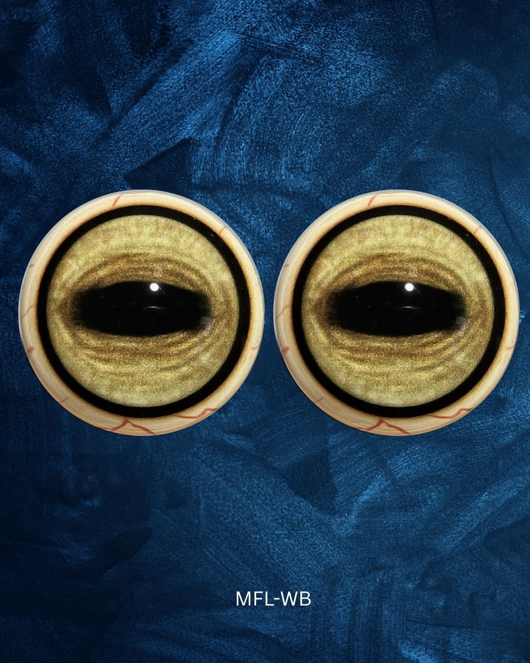 Ibex Eye - Oval Pupil with yellow Iris (MFL)