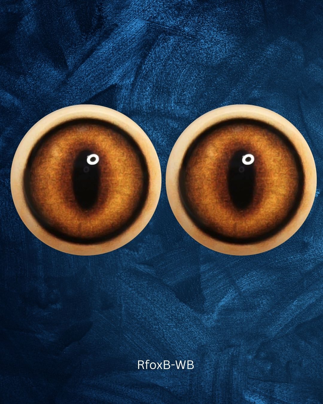 Fox Eye - Slit pupil with orange brown iris (RFoxB)