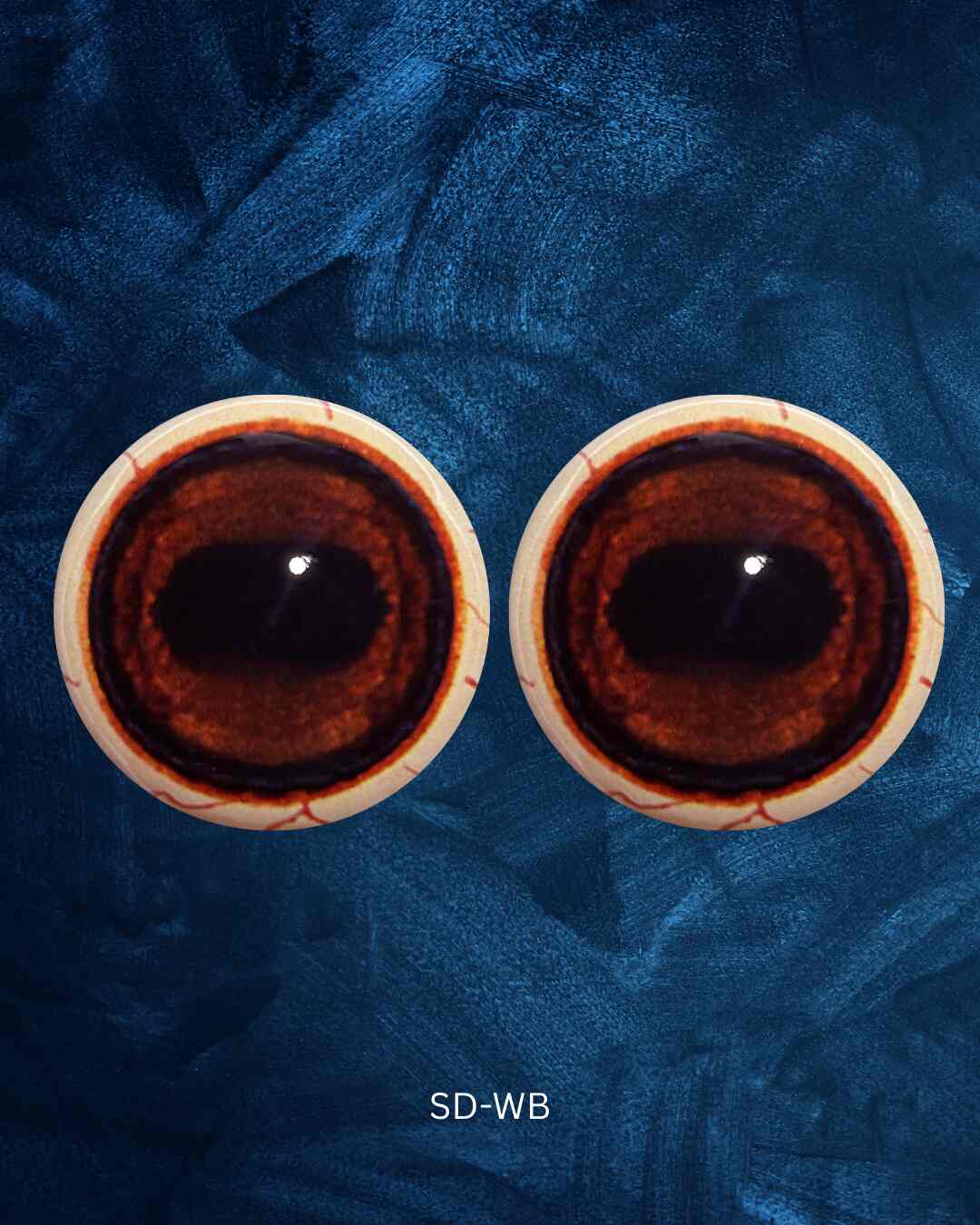 Sika Deer Eye - Oval Pupil with Red-brown Iris (SD)