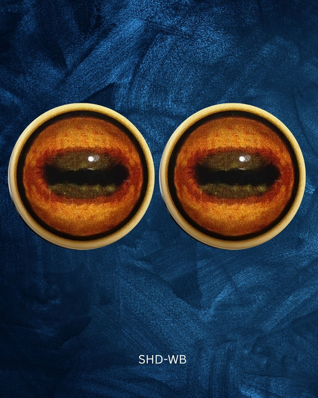 Big Horn Sheep Eye - Oval Pupil with orange red Iris (SHD)