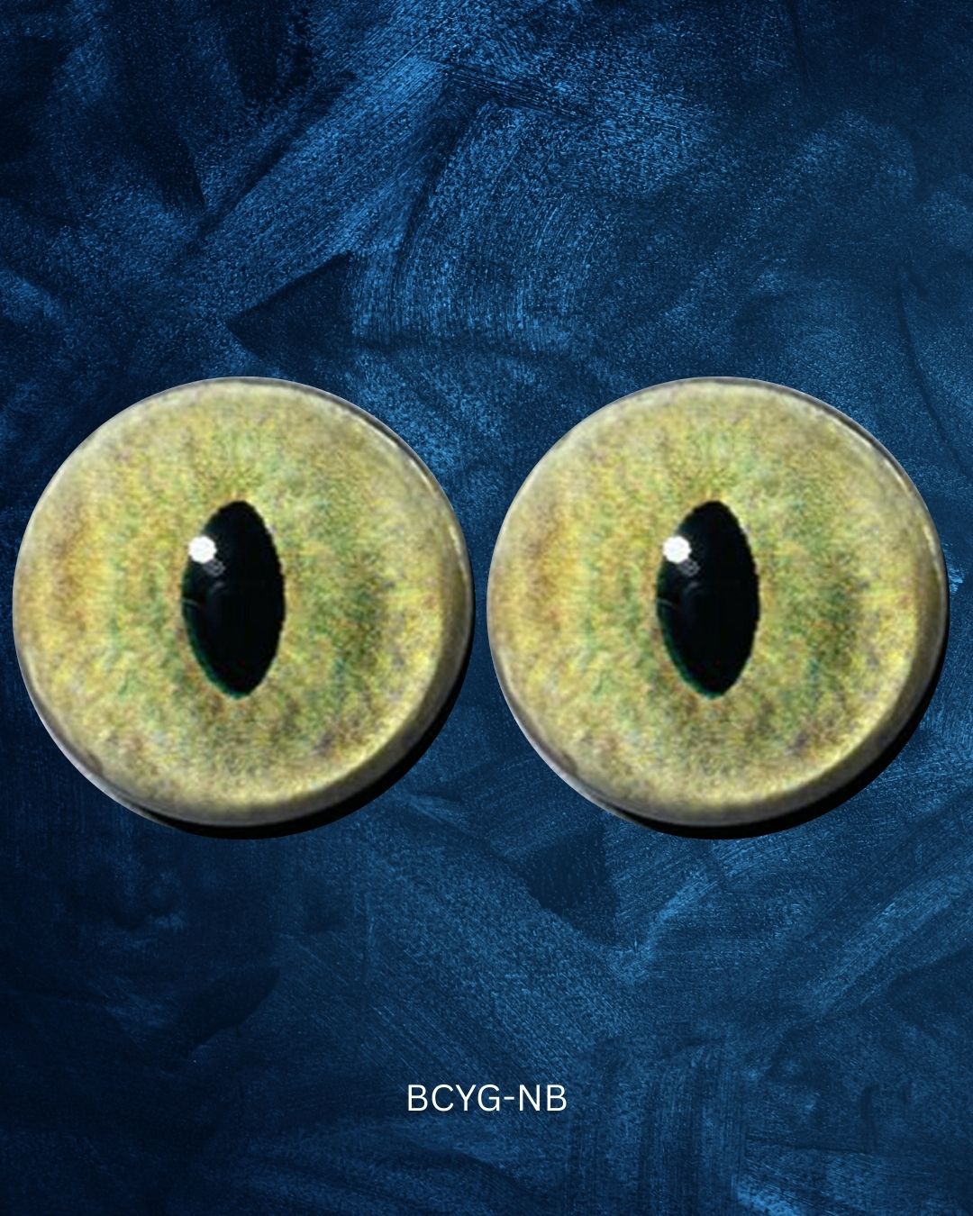 Bobcat Eye - Slit pupil with yellow green iris (BCYG)