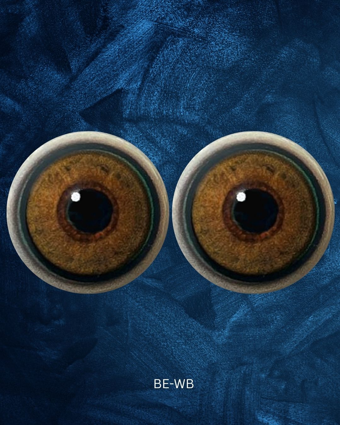 Boar eye- Round pupil with light brown iris (BE)