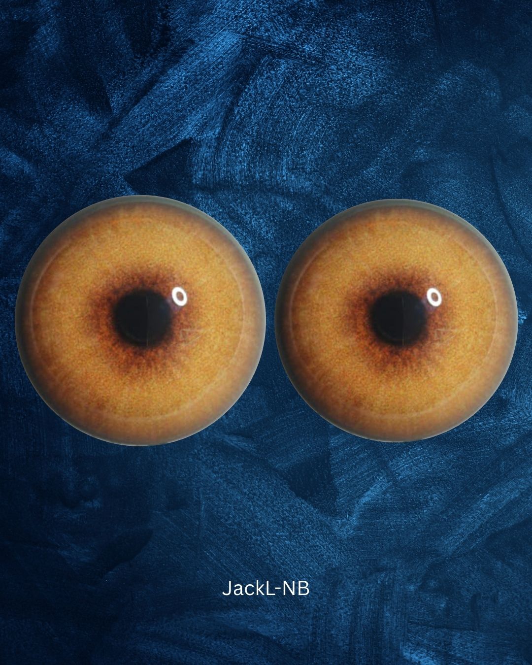 Jackal Eye - Round pupil with orange brown Iris (JackL)