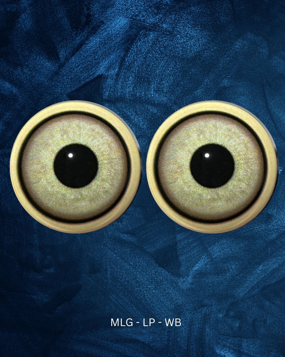 Mountain Lion Eye - Large pupil with light grey to green Iris (MLG-LP)