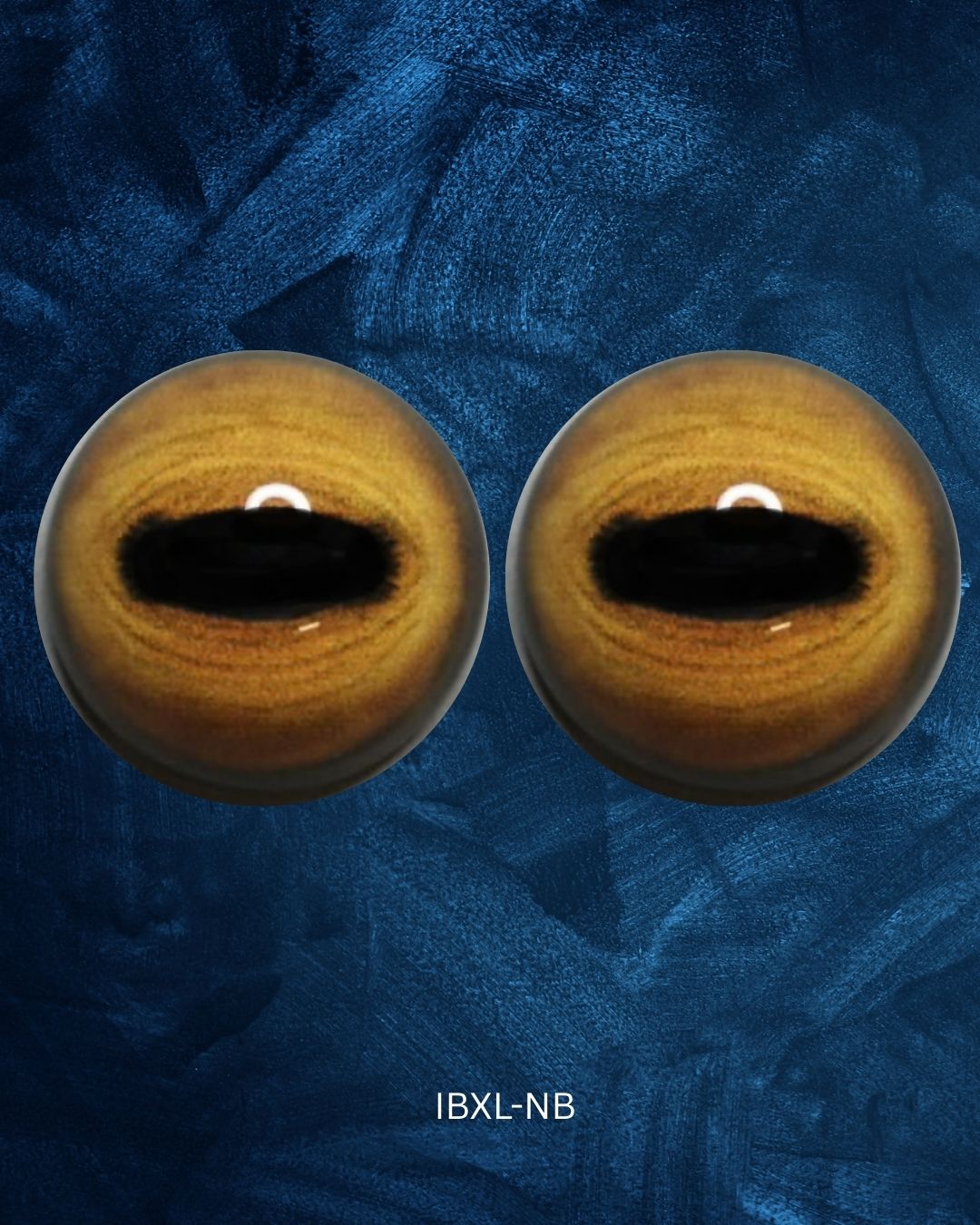 Ibex Eye - Oval Pupil with light yellow brown Iris (IBXL)