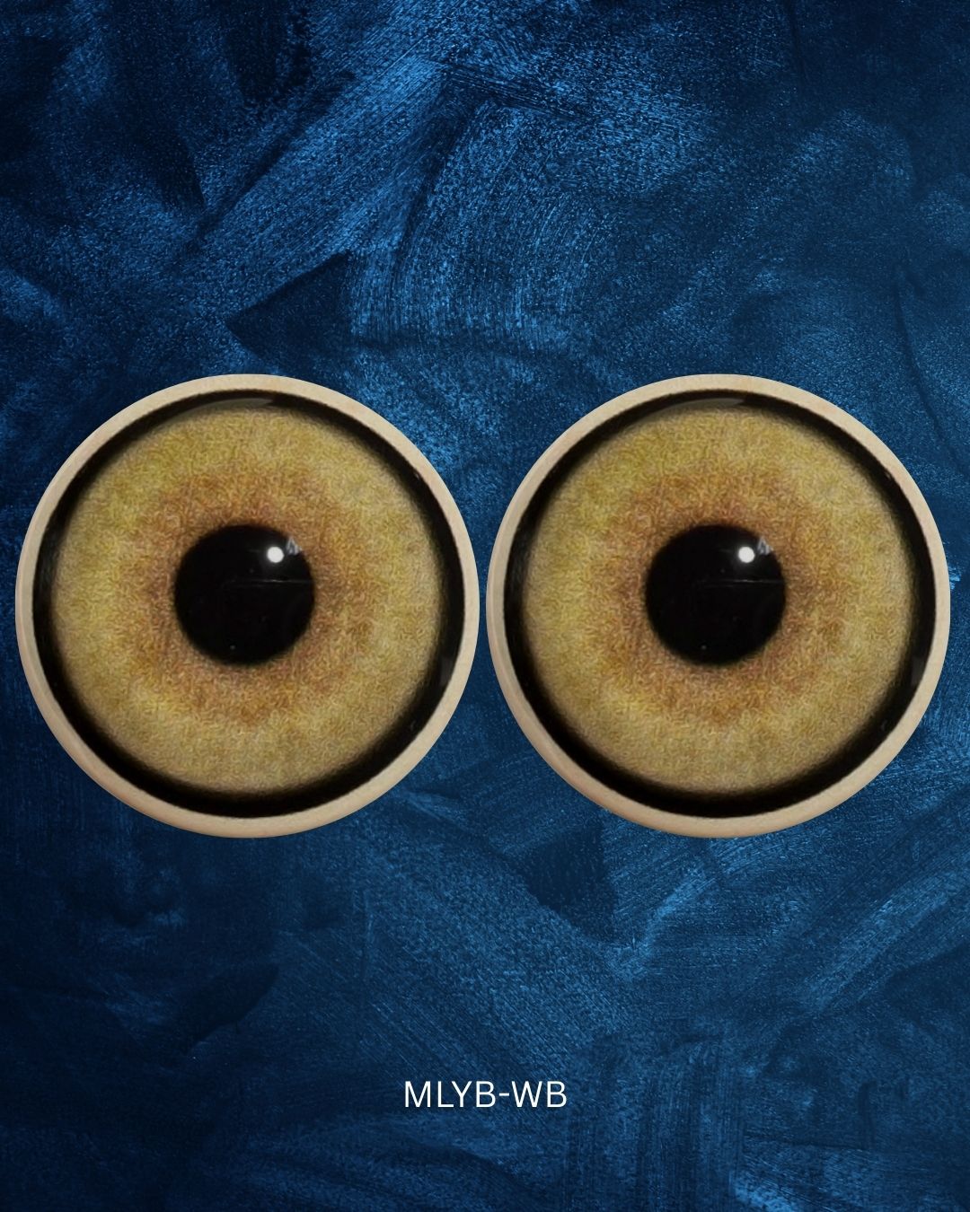 Mountain Lion Eye - Large pupil with yellow brown Iris (MLYB)