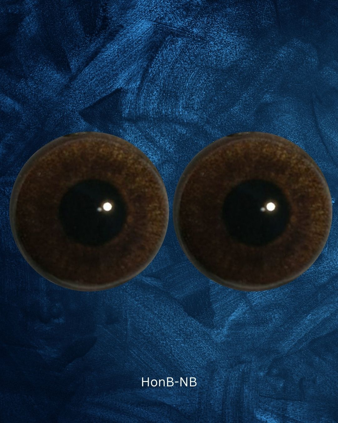 Honey Badger Eye - Round pupil with dark brown iris (HonB)