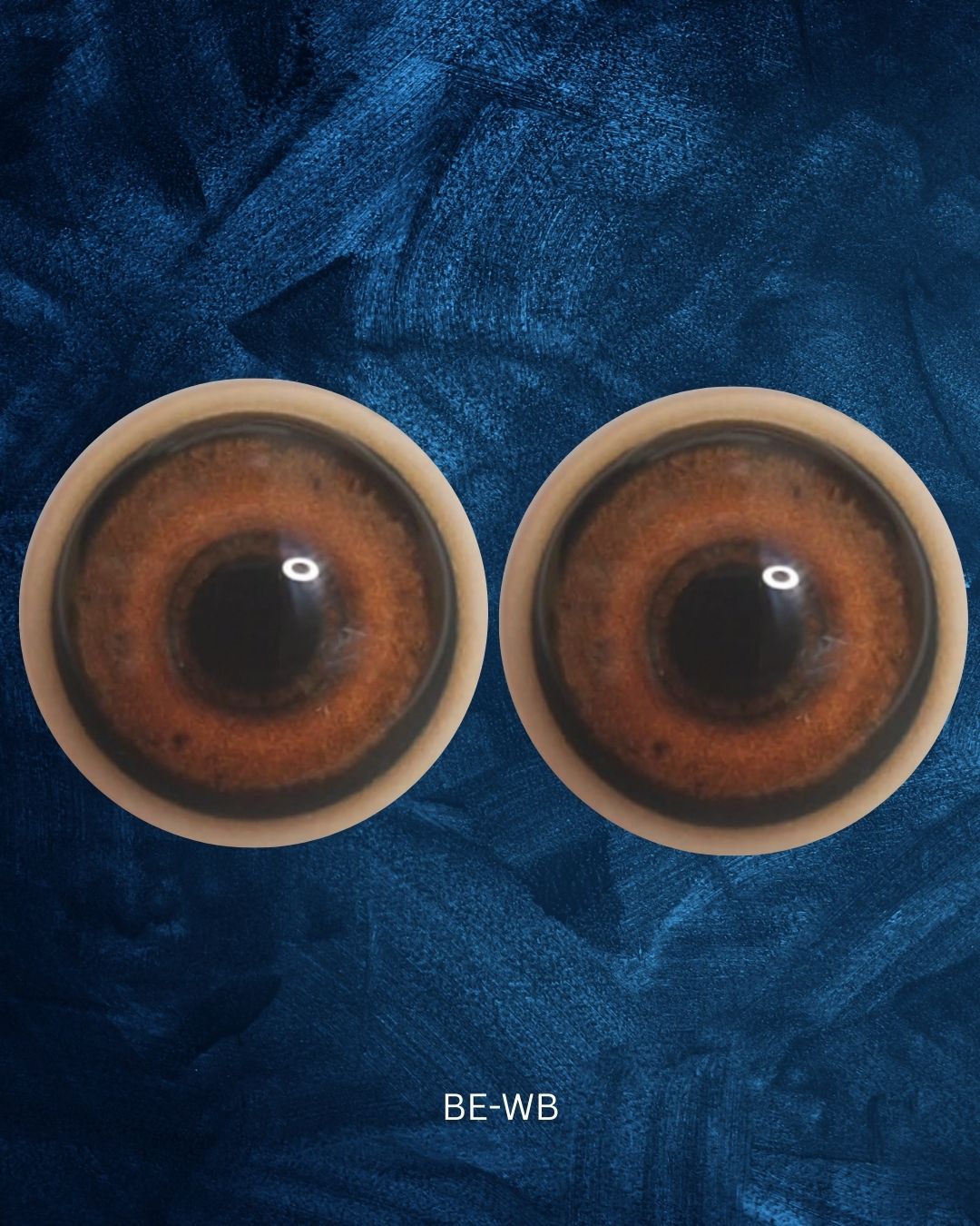 Boar eye- Round pupil with light brown iris (BE)