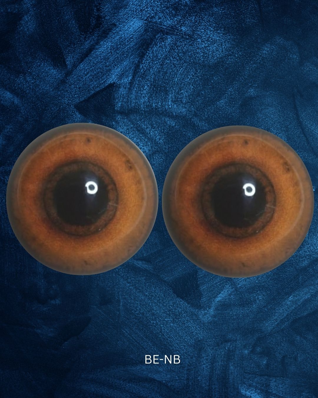 Boar eye- Round pupil with light brown iris (BE)