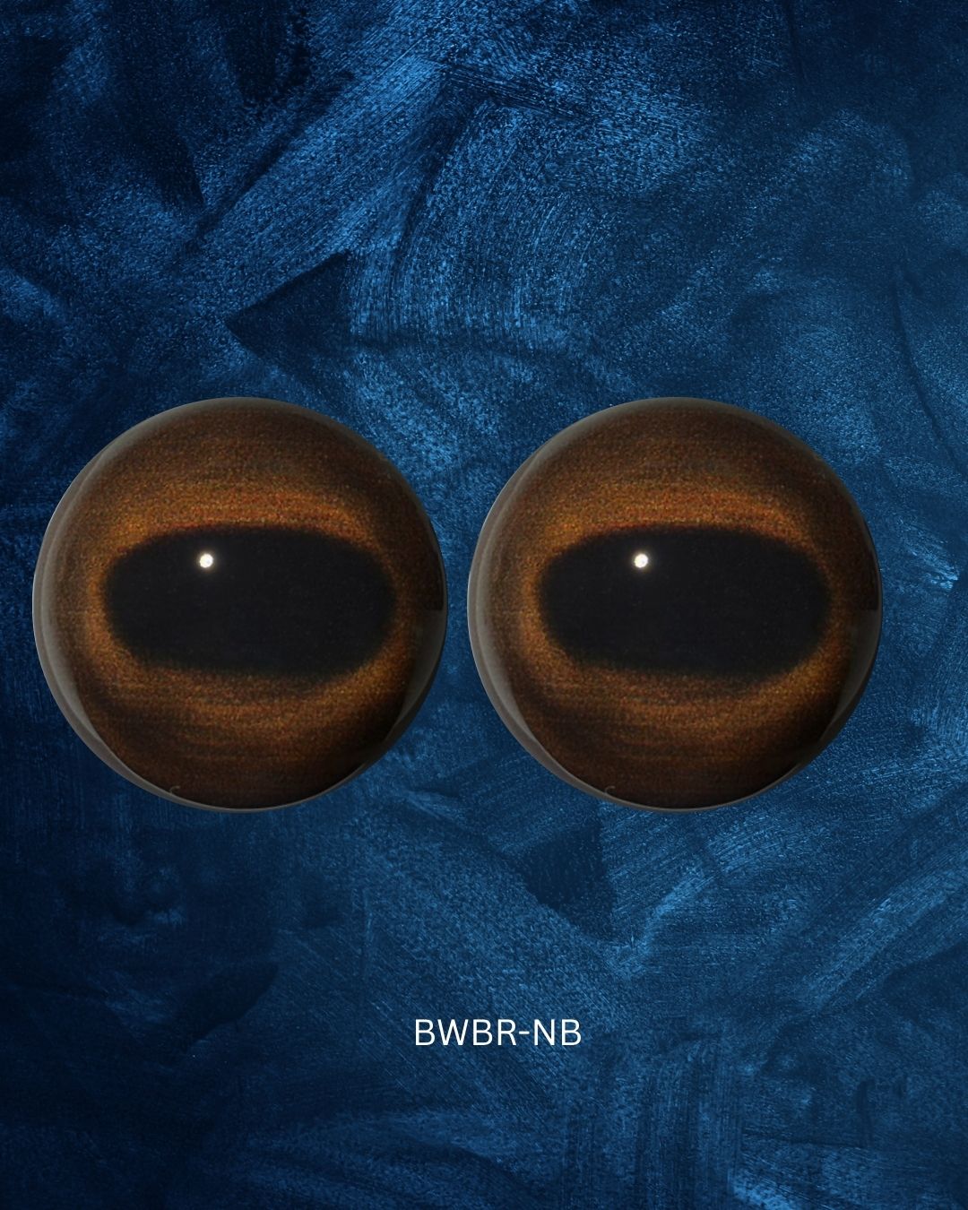 Blue Wildebeest Eye - Oval Pupil with Redish Brown to Brown Iris (BWBR)