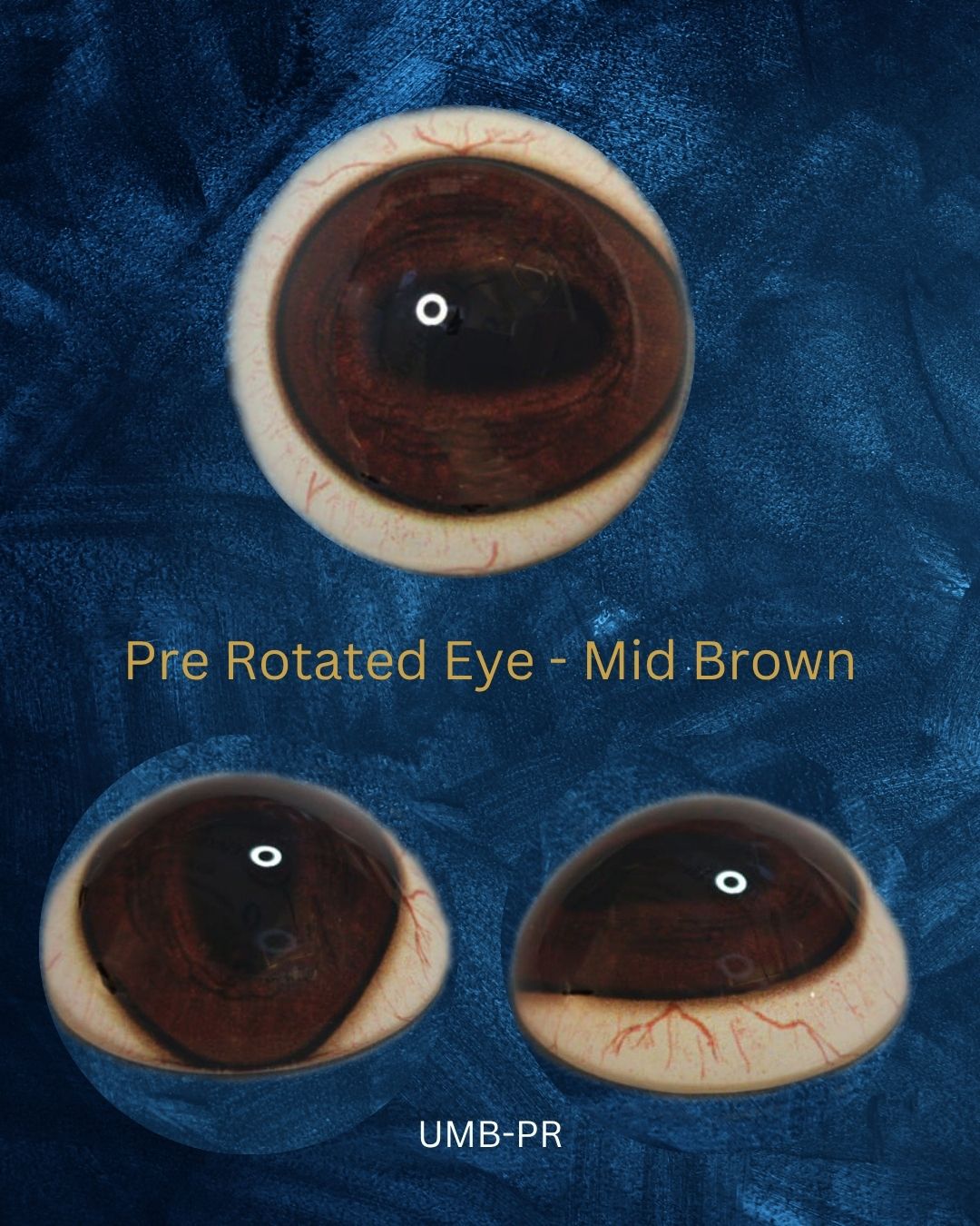 Pre Rotated Eye - Medium Brown (UMB-PR)