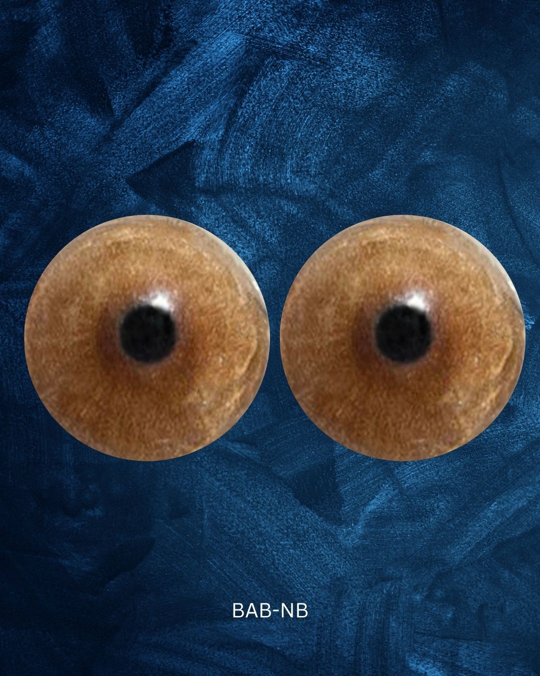 Baboon Eye - Round pupil with light Brown Iris (Bab)