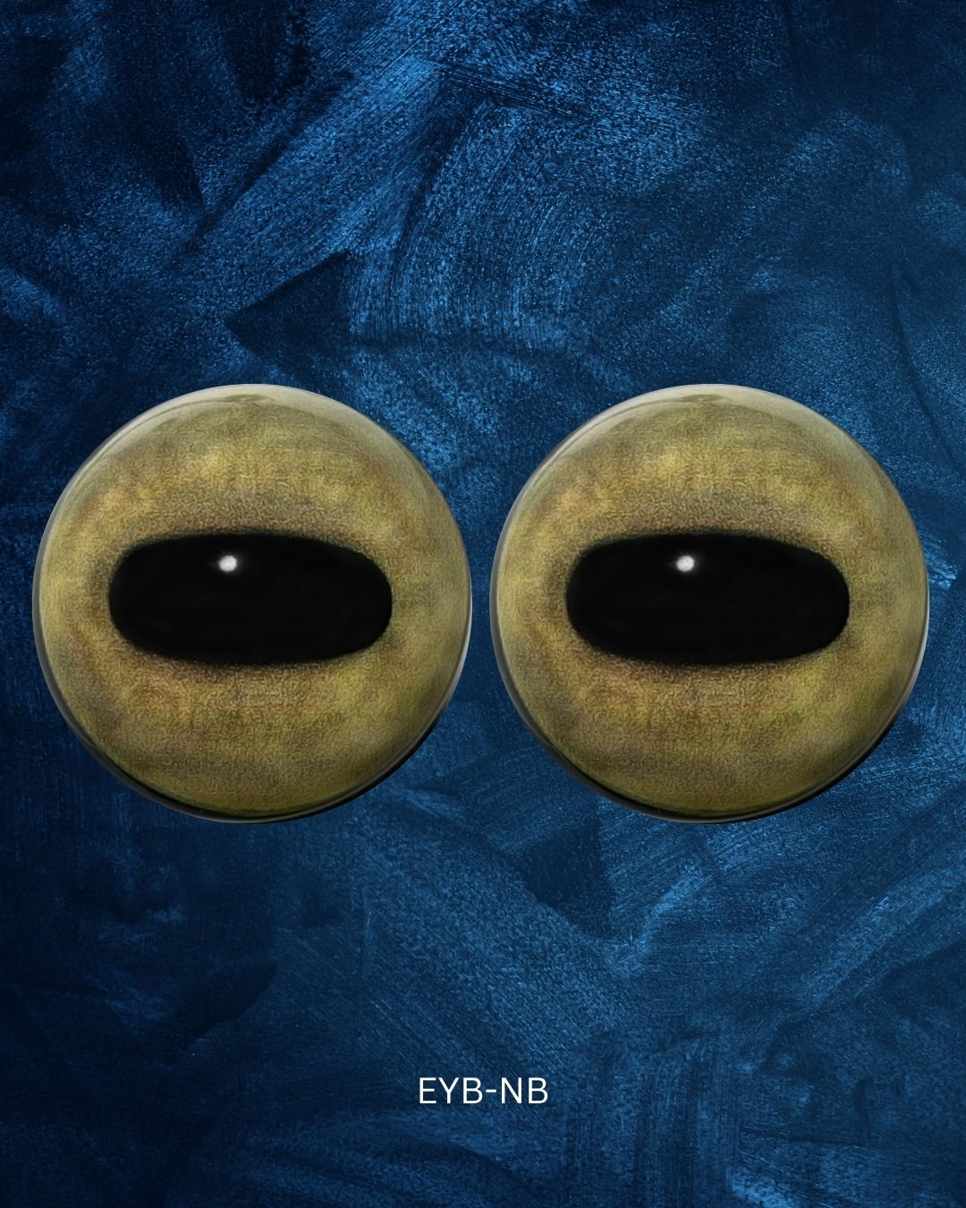 Yellow Brown Eye - Oval Pupil with yellow brown Iris (EYB)