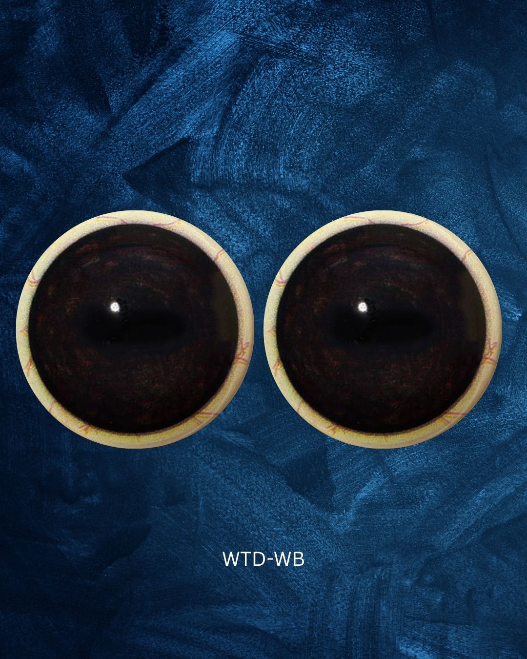 Whitetail Deer Eye - Oval Pupil with Dark Brown Iris (WTD)
